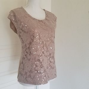 Sequin blouse. Size Small